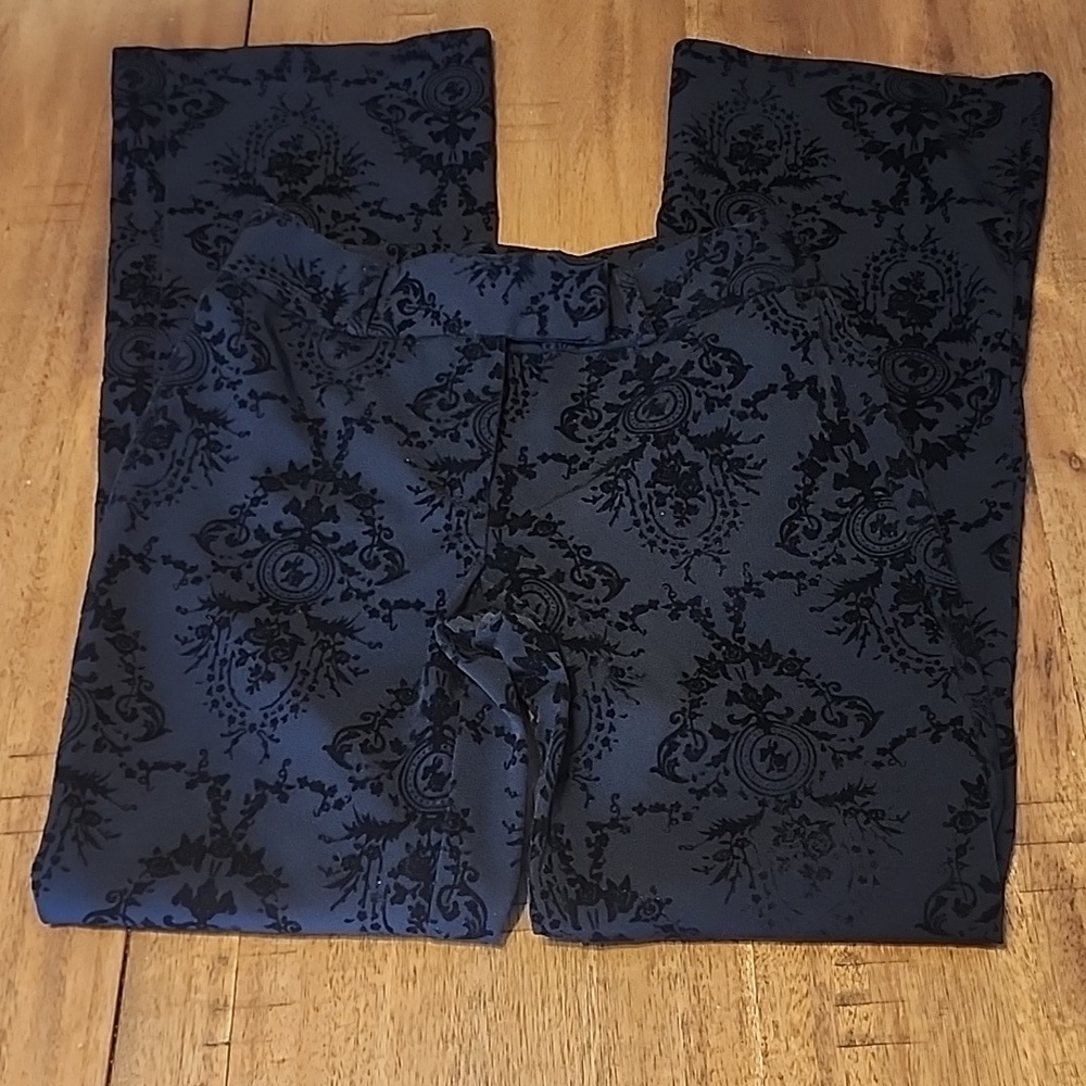 STAR CITY BLACK PATTERNED PANTS SZ 3